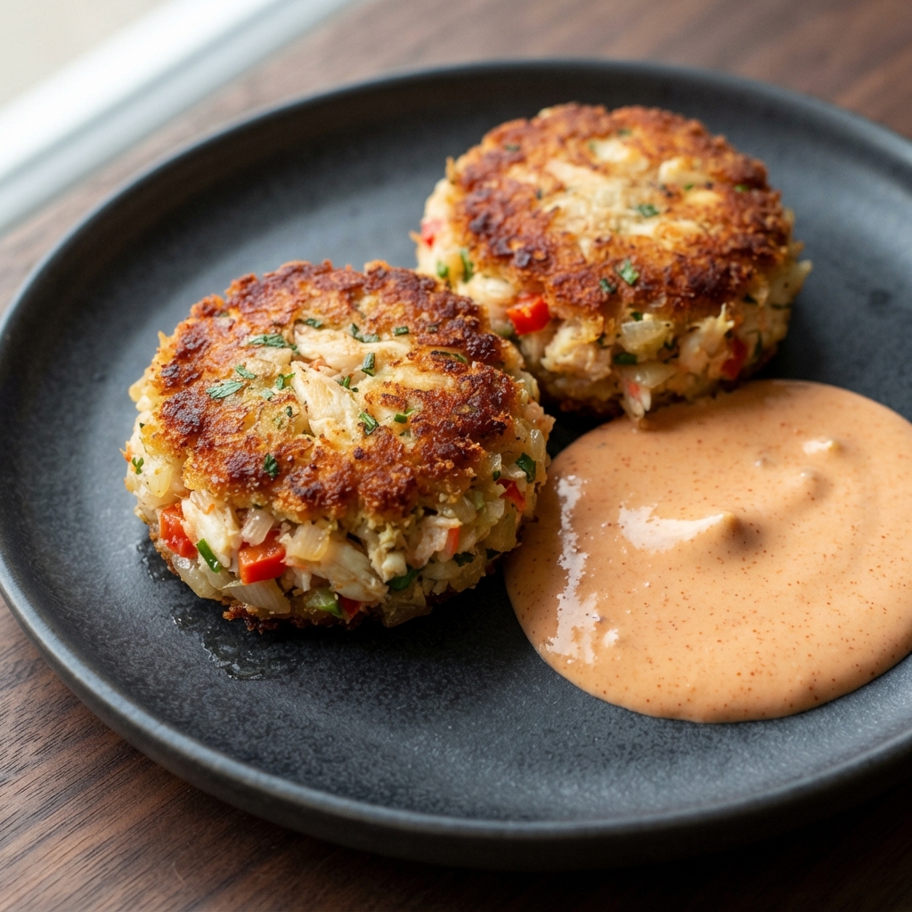 Breadcrumb-Free Cajun Crab Cakes