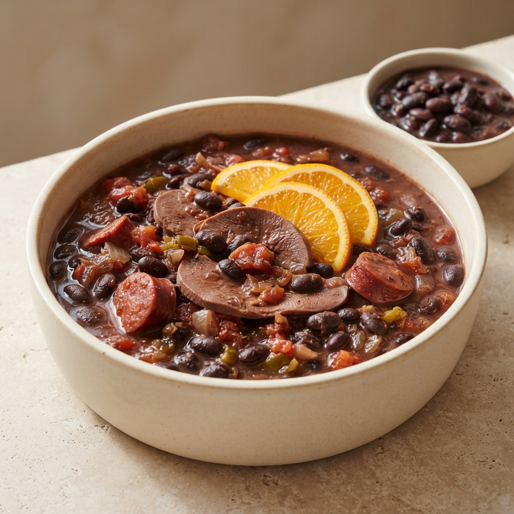 Brazilian Black Bean Stew (Feijoada)