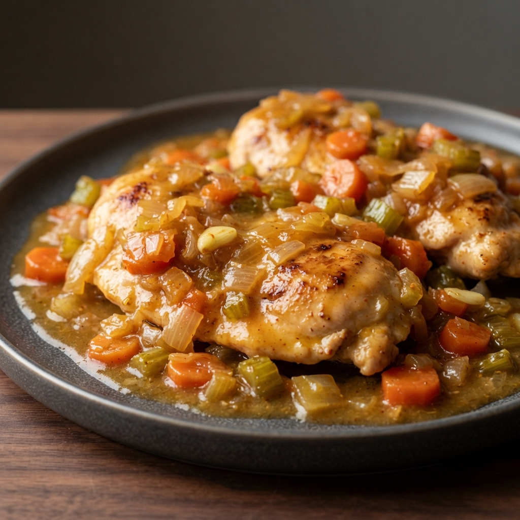 Southern-Style Smothered Chicken