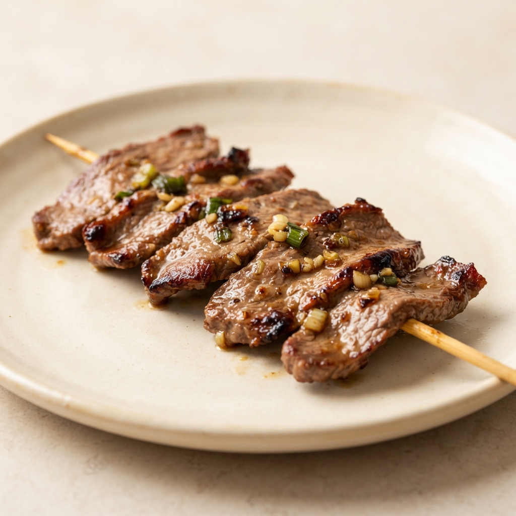 Asian Beef Skewers