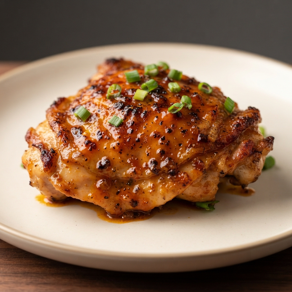 Honey-Harissa Glazed Chicken Thighs