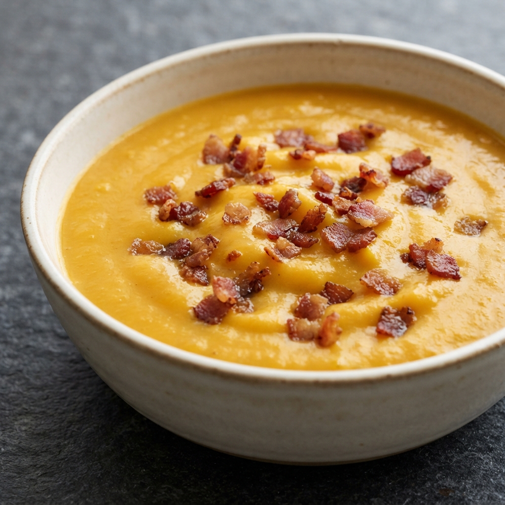 Creamy Butternut Squash & Apple Bisque