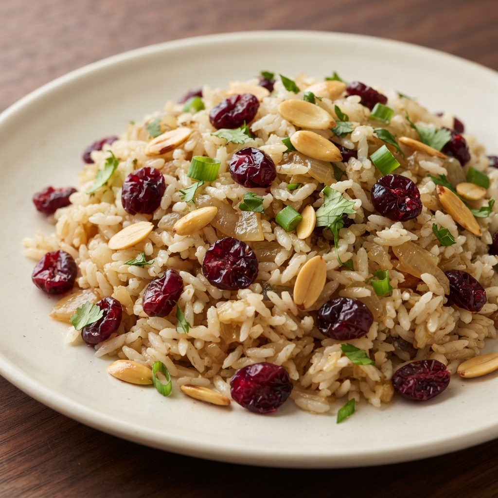 Cranberry and Almond Rice Pilaf