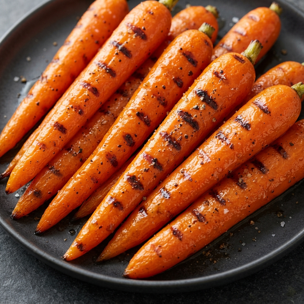 Maple-Glazed Grilled Carrots