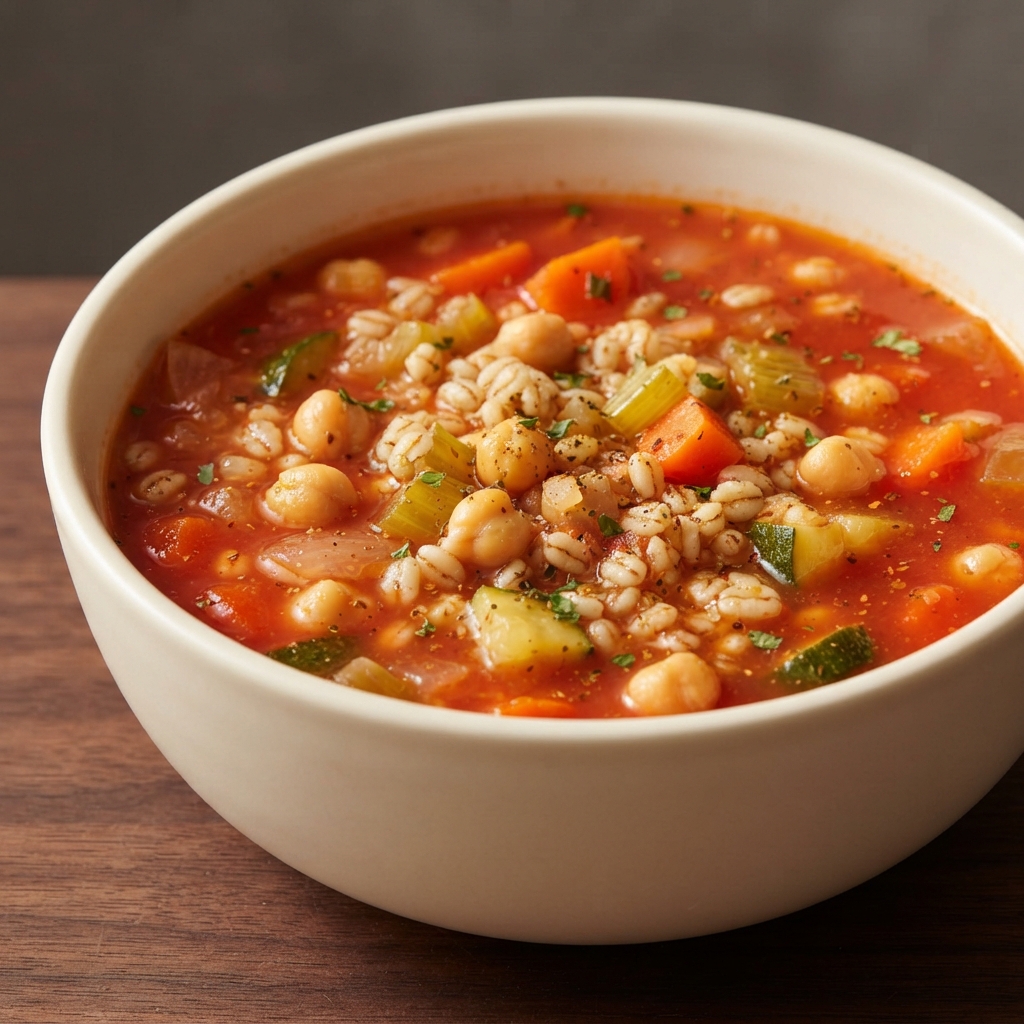 Beaker's Vegetable Barley Soup