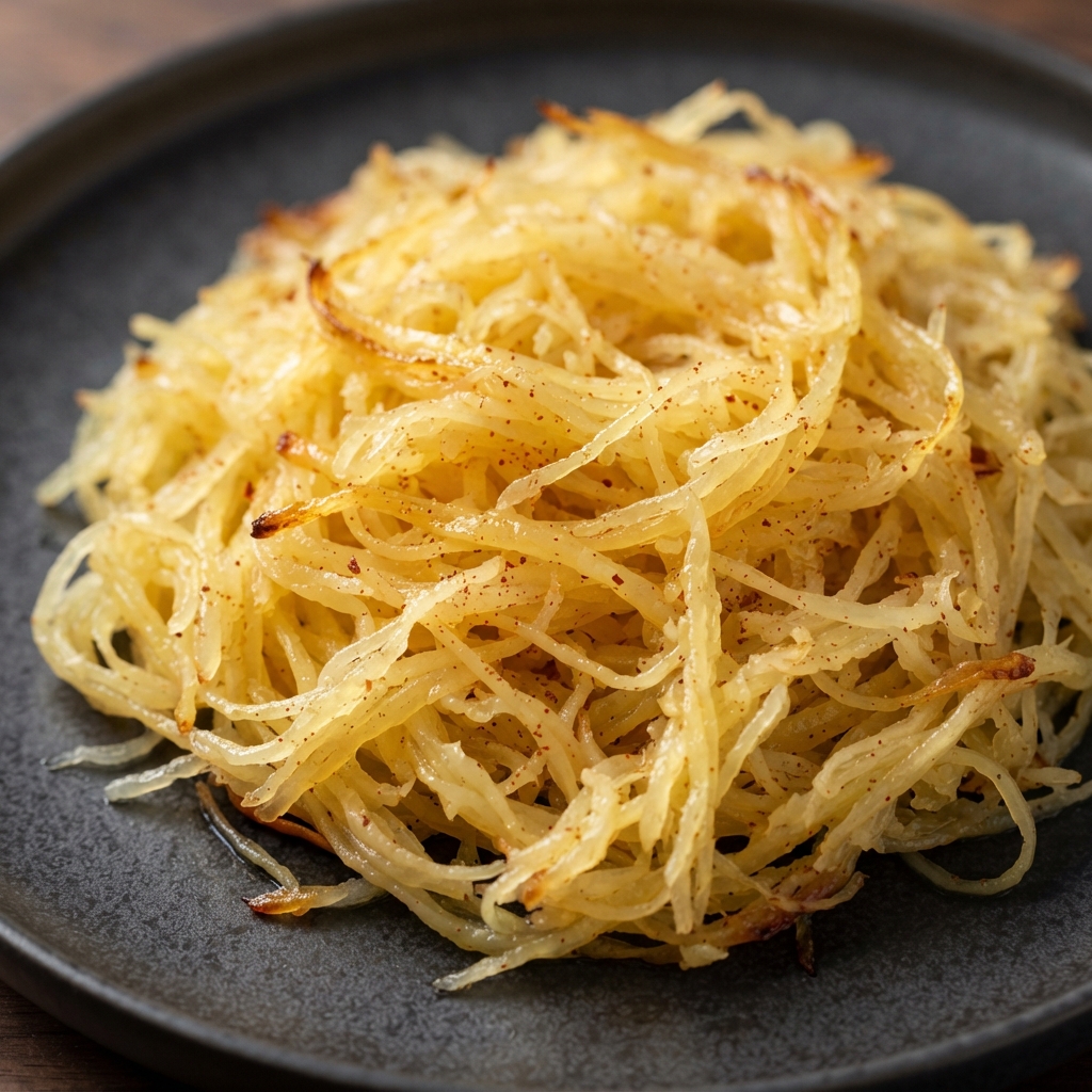 Crispy Air-Fried Spaghetti Squash