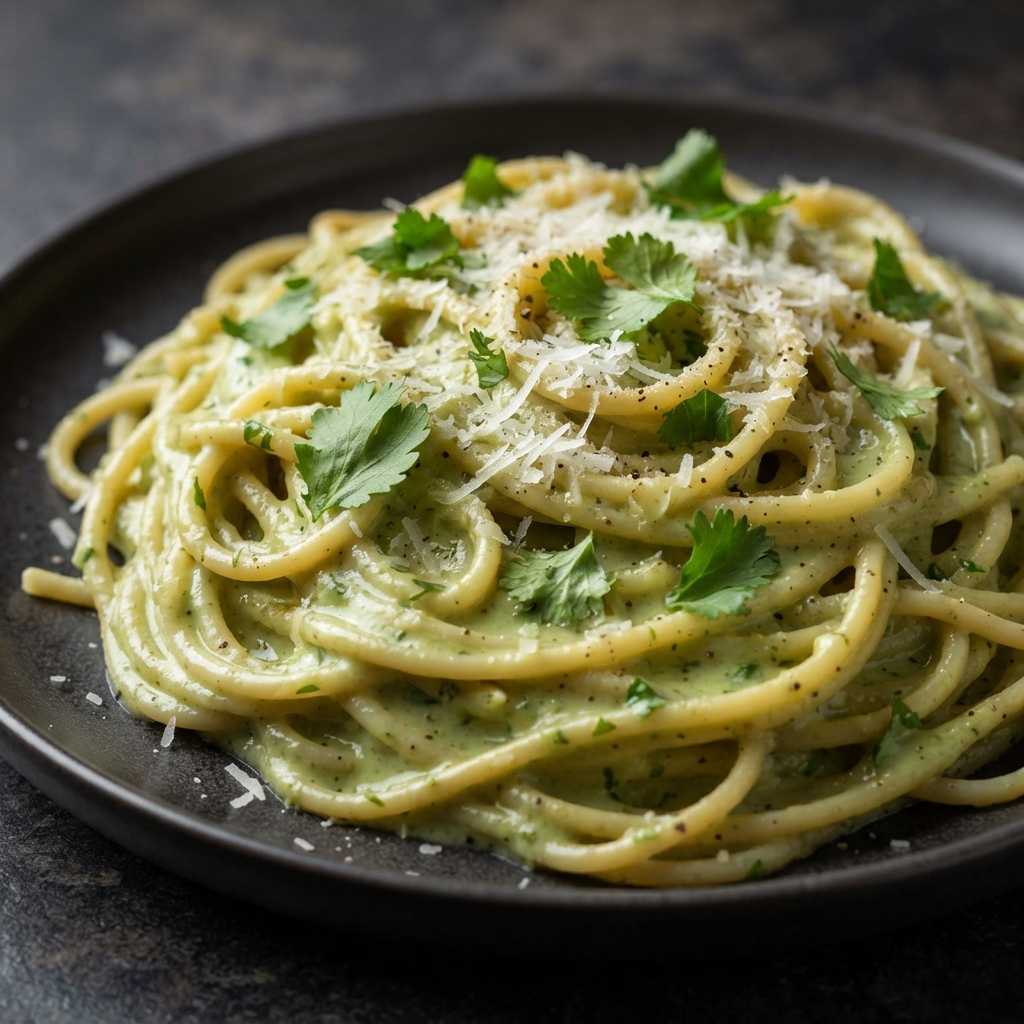 Green Poblano Cream Pasta