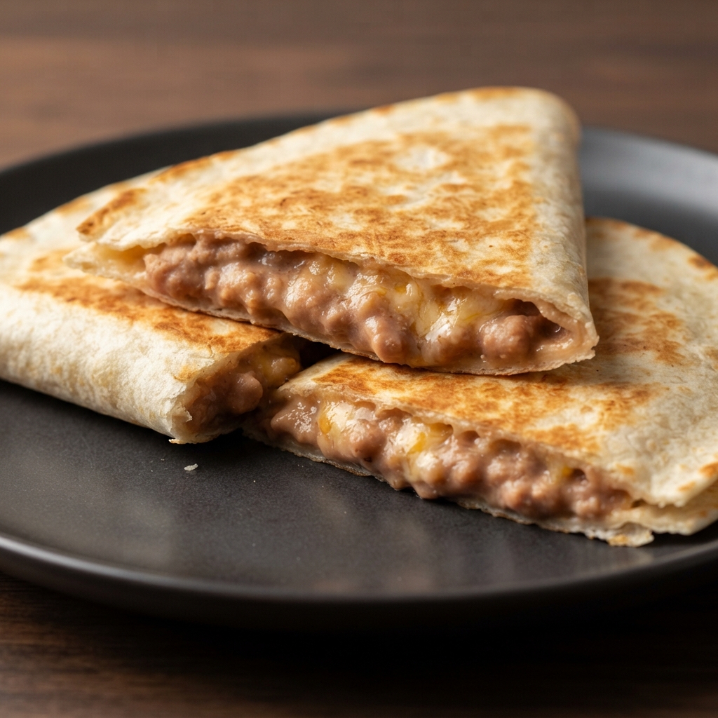 Bean and Cheese Toaster Quesadilla