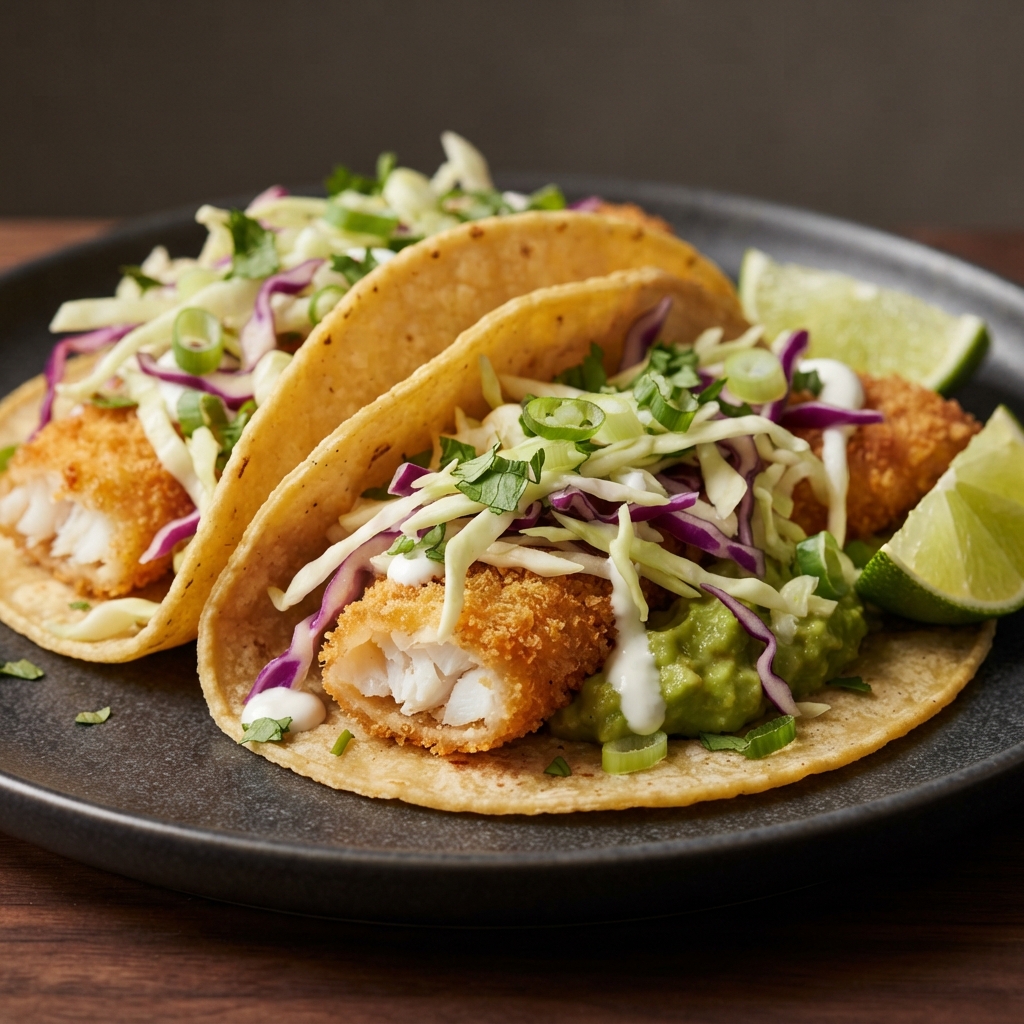 Crispy Trout Street Tacos