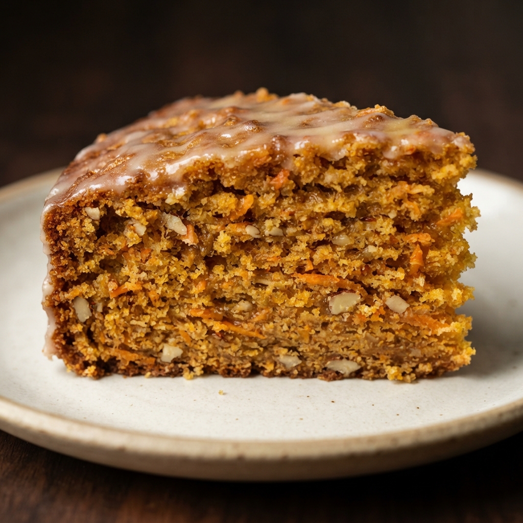 Swiss-Style Carrot and Almond Cake with Lemon Icing
