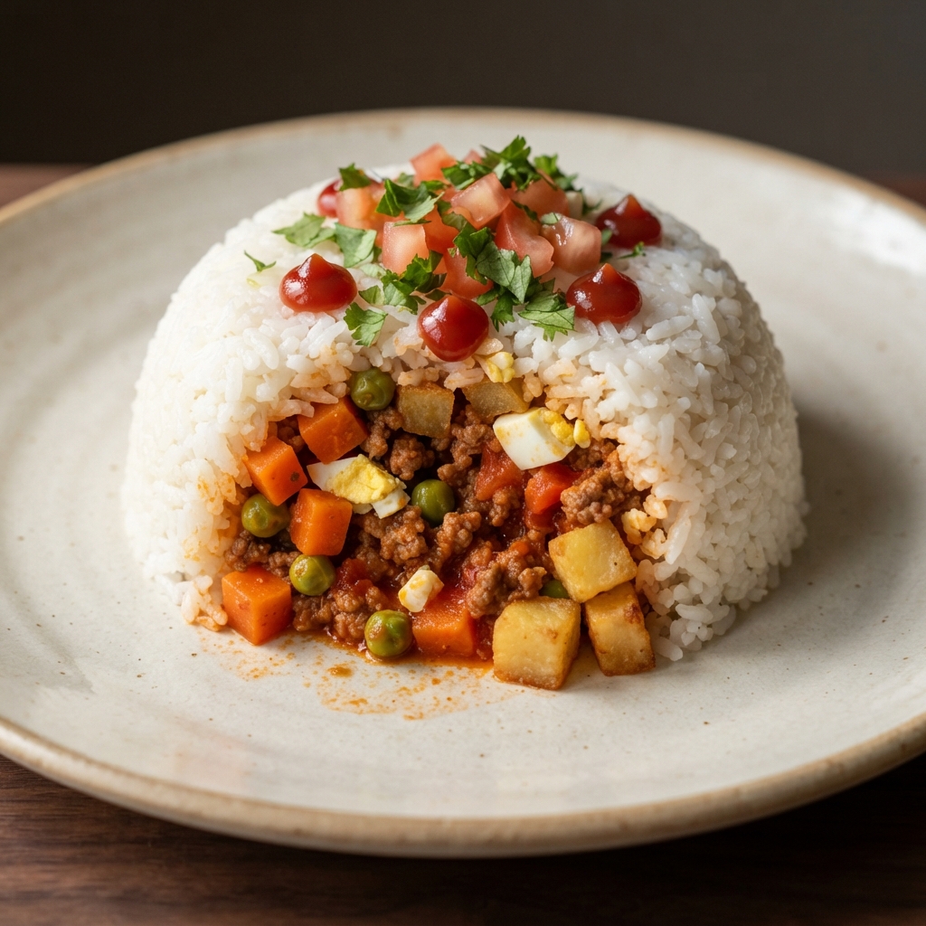 Arroz Tapado (Rice-On-Top)