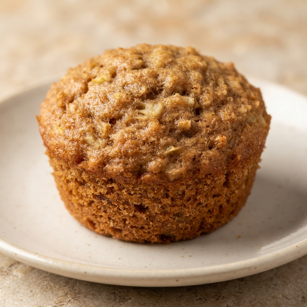 Low-Fat Apple Bran Breakfast Muffins
