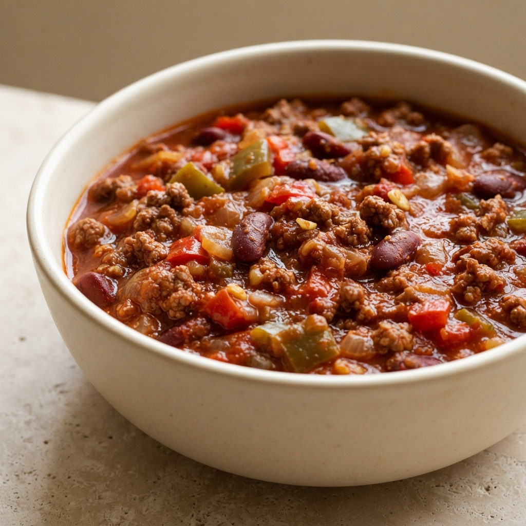 Hearty Thick Man-Style Chili