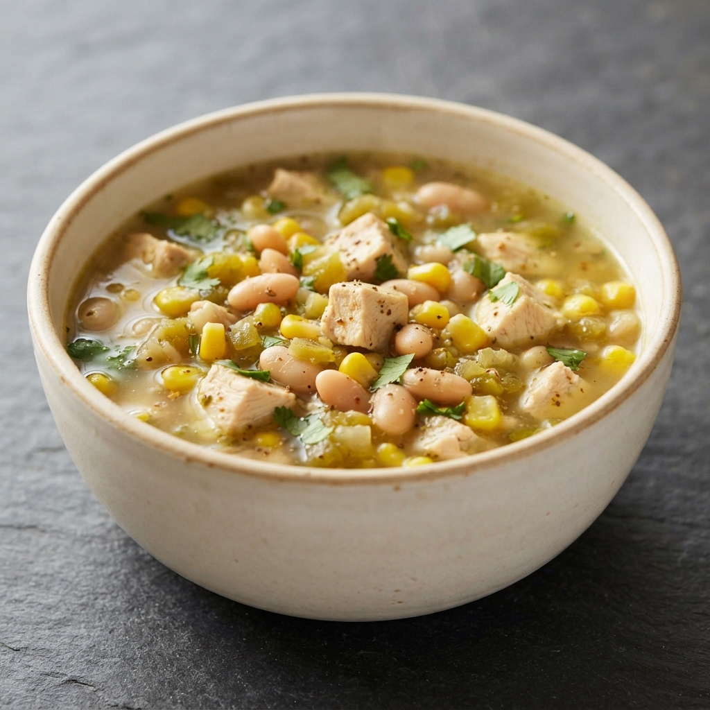 Slow Cooker White Bean Chicken Chili