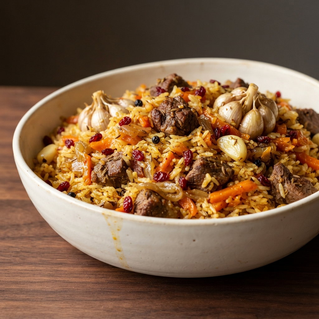 Uzbek Lamb and Rice Pilaf (Plov) (2000 kcal OMAD)