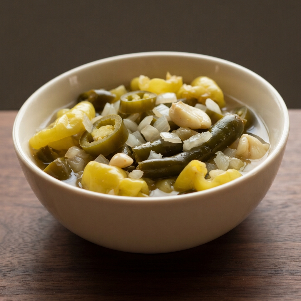 Spicy Pickled Pepper Medley