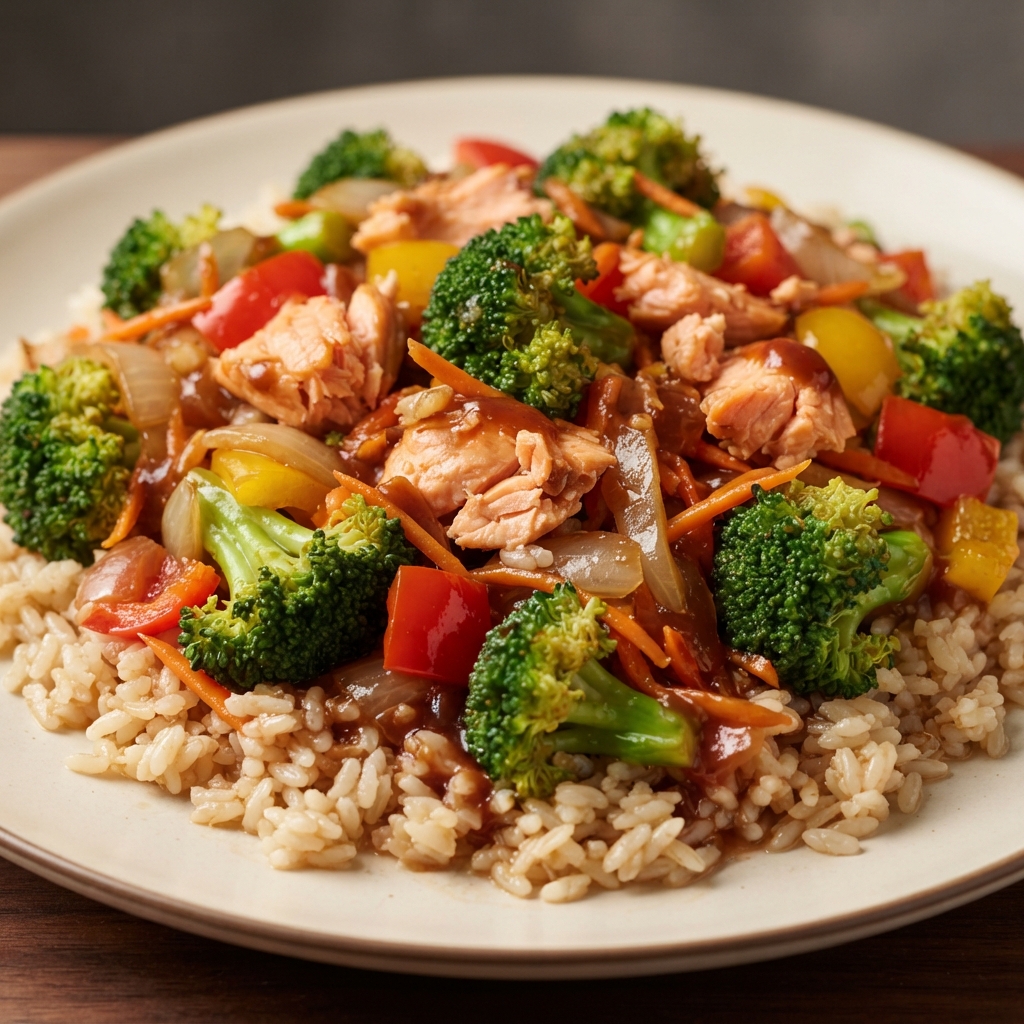 Salmon Stir-Fry