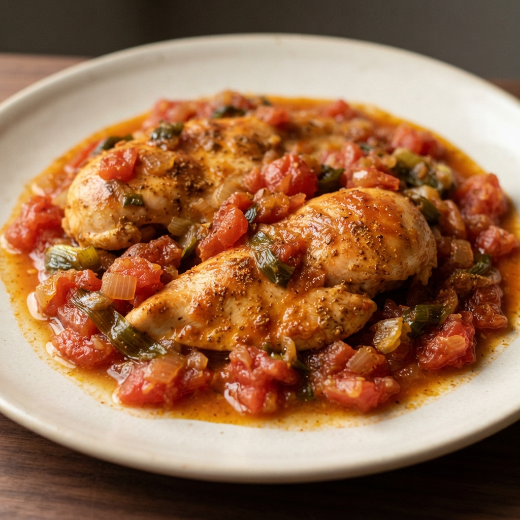 Spiced Chicken with Garam Masala and Tomatoes