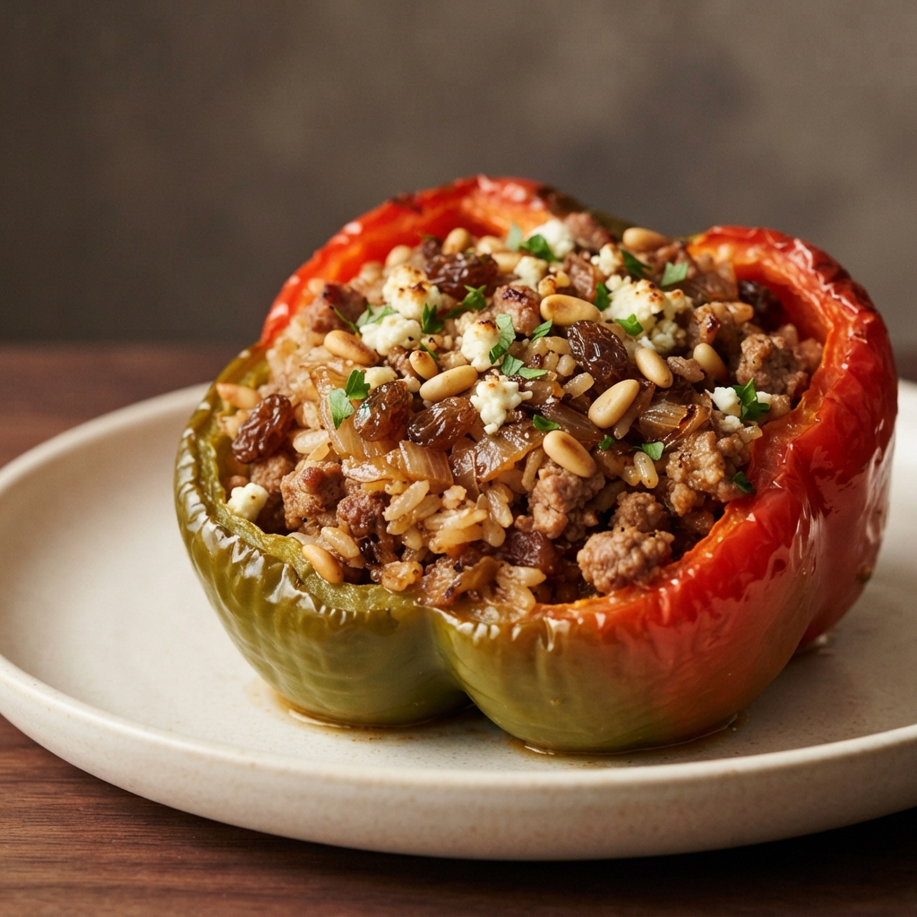 Mediterranean Stuffed Bell Peppers