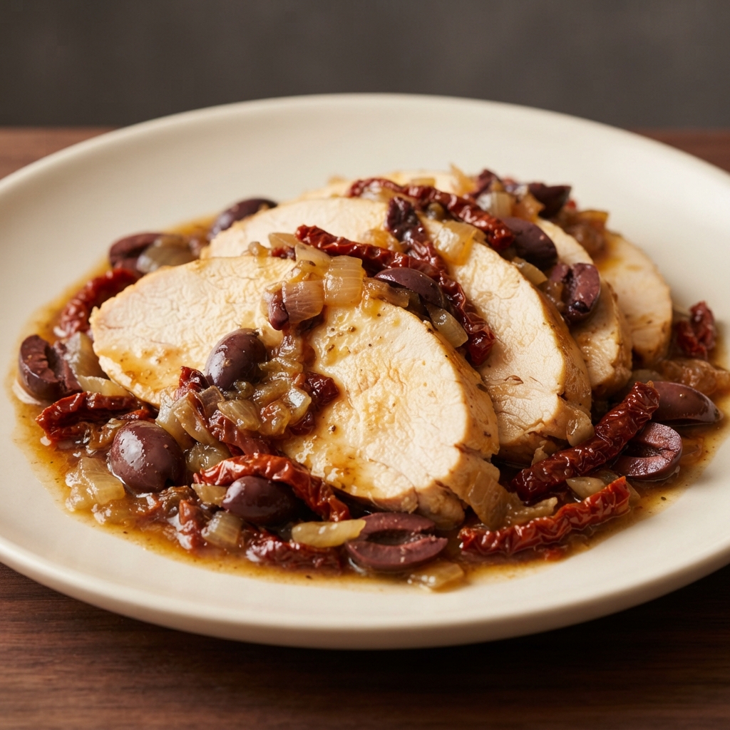 Crockpot Mediterranean Turkey Breast Roast