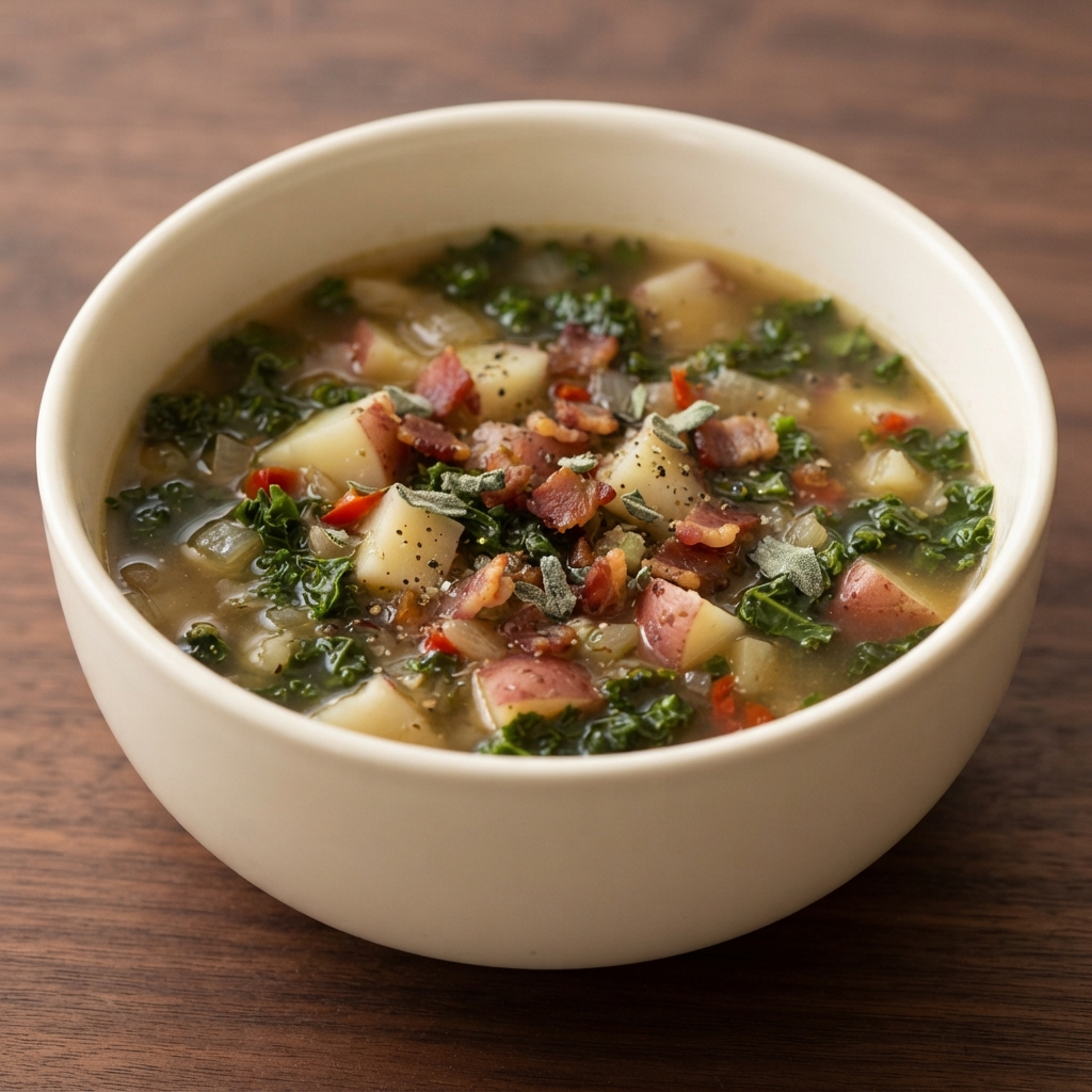 Cool Kale and Potato Soup