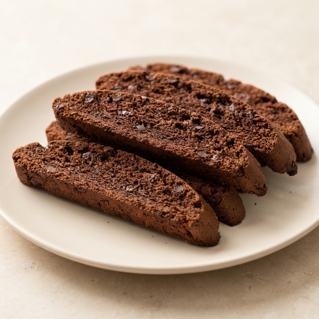 Double Chocolate Espresso Biscotti