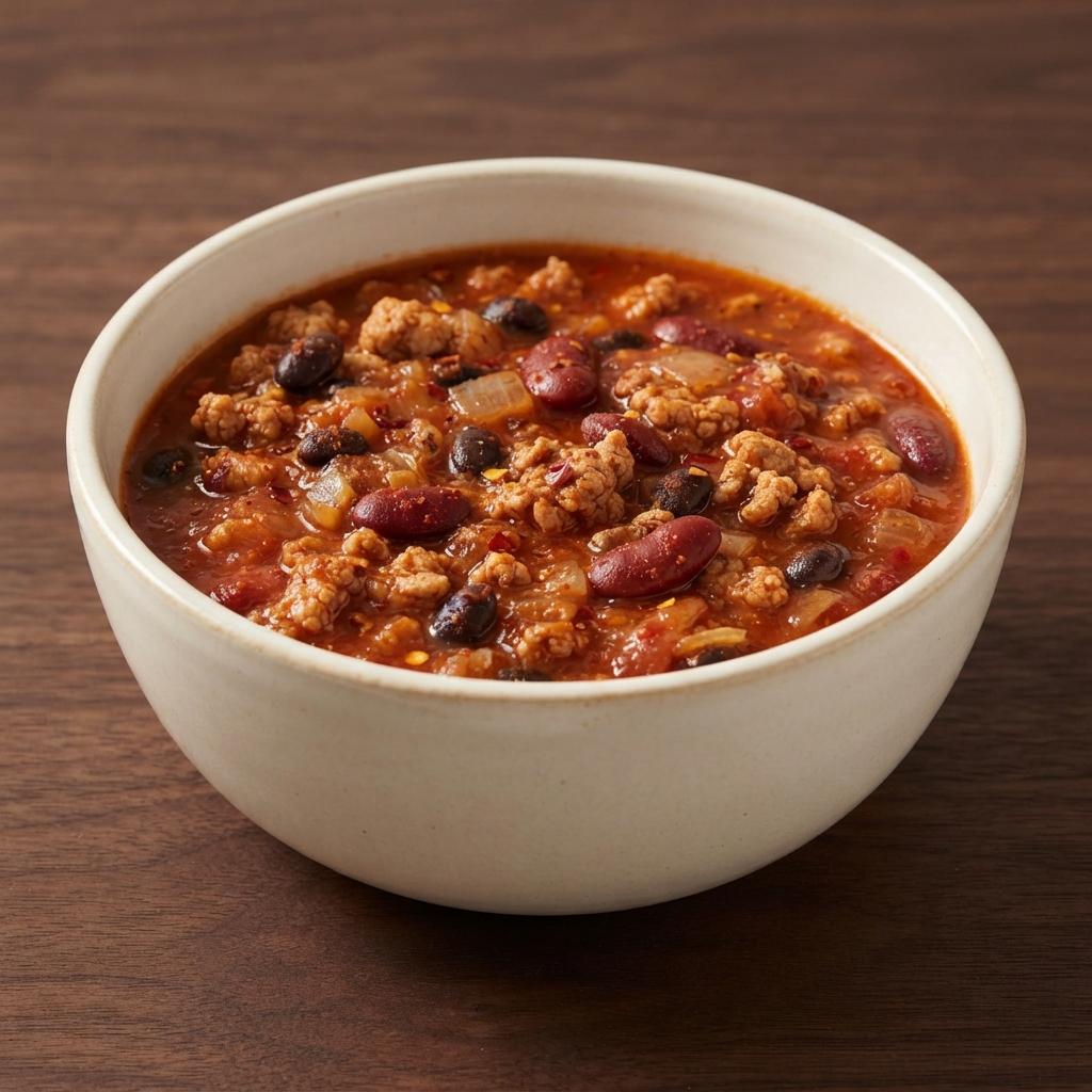 Laura's Speedy Crockpot Turkey Chili