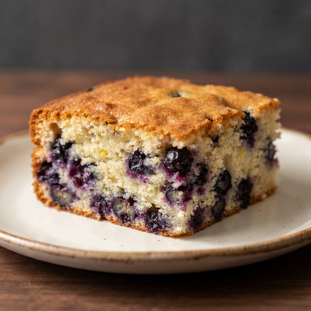 Lemon-Kissed Blueberry Cake