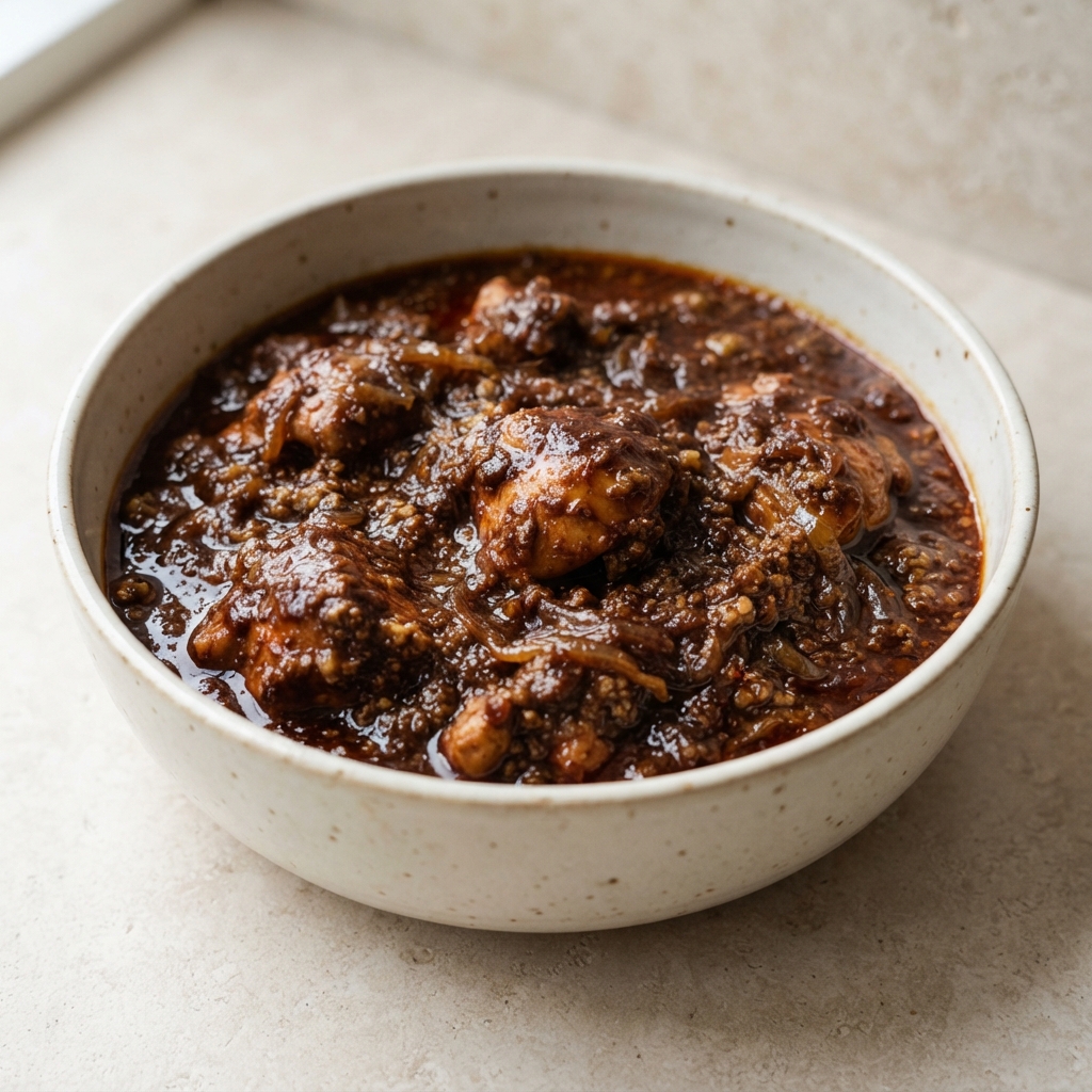 Pomegranate Stew with Chicken (Khoresh Fesenjan)