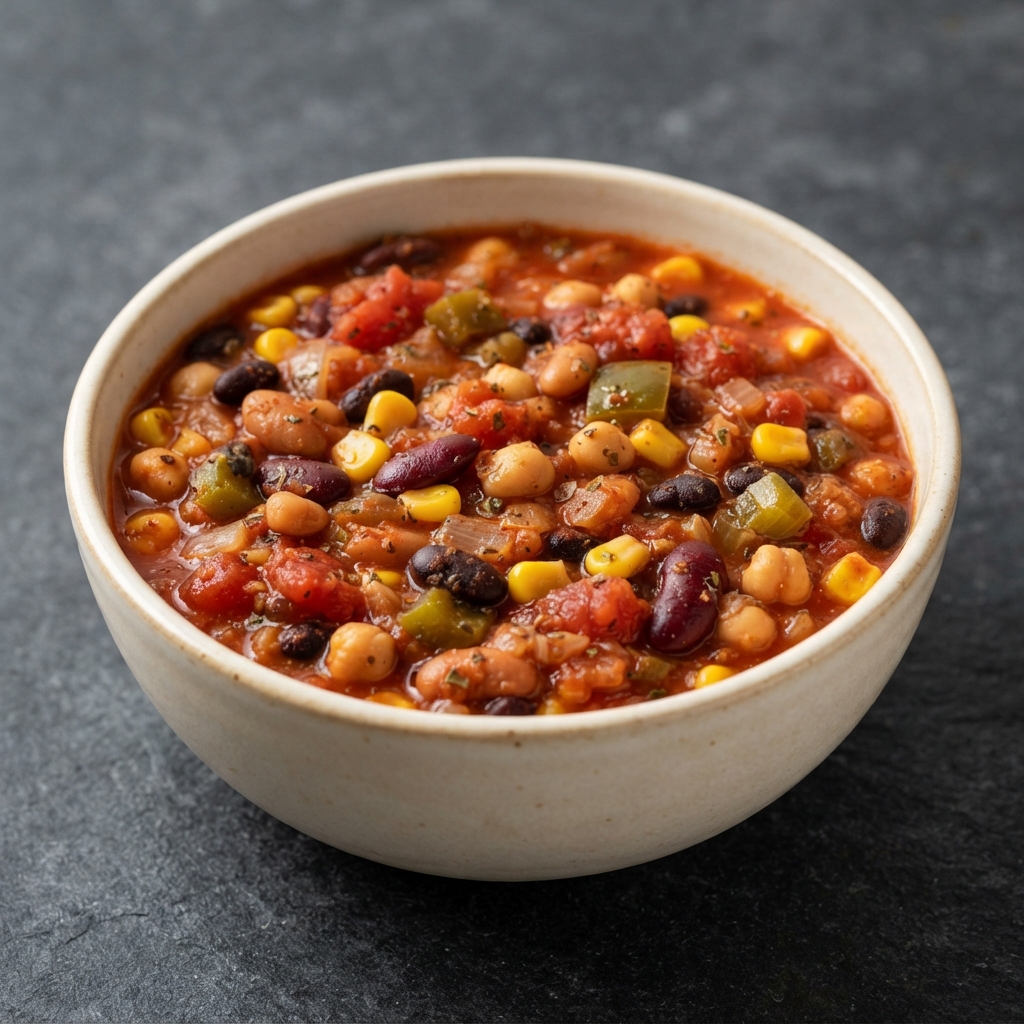 Grandma’s Crockpot Meatless Chili