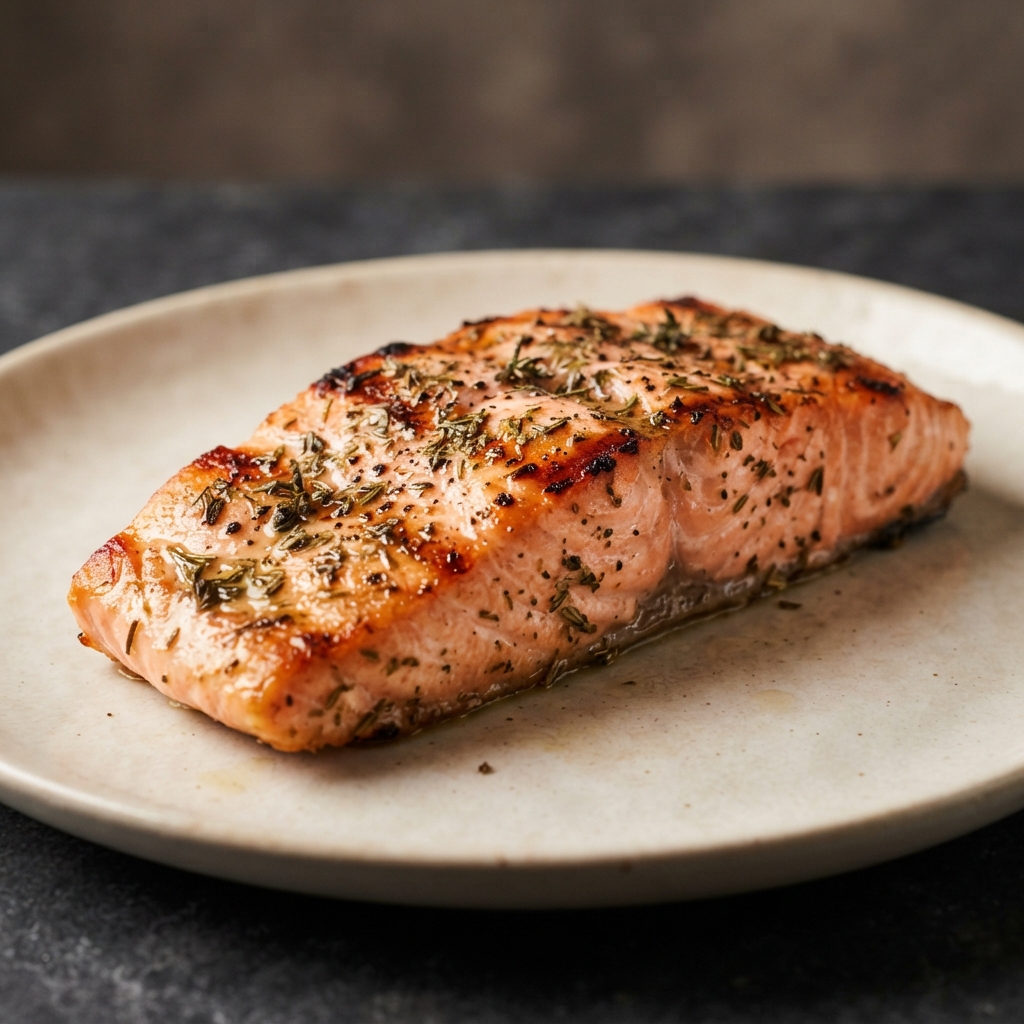 Italian-Style Herb Grilled Salmon Steaks