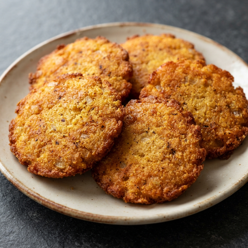 Creole-Style Hot Water Cornbread Patties
