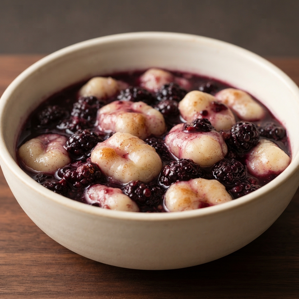 Old-Fashioned Blackberry Drop Dumplings