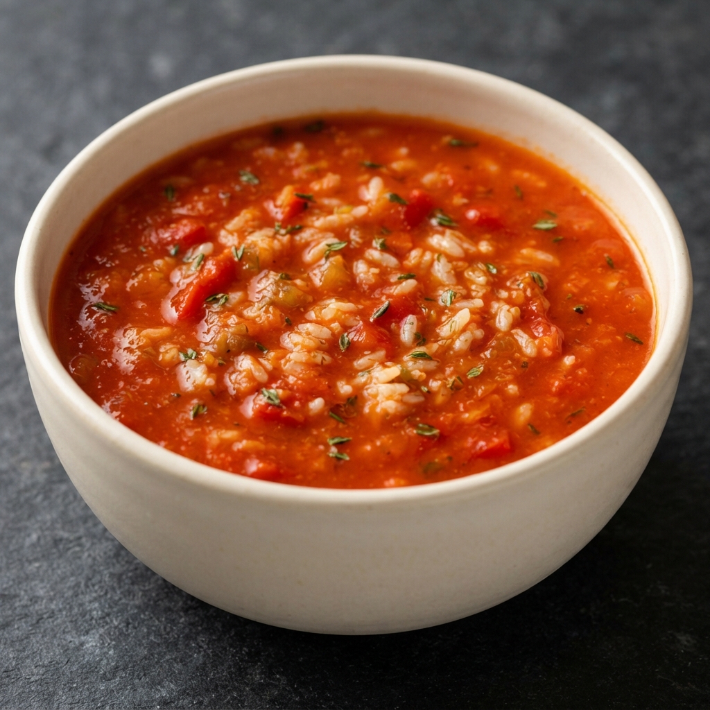 Spicy Red Bell Pepper Soup