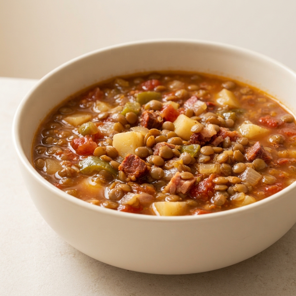 Andalusian-Style Lentil Soup (Sopa de Lentejas)