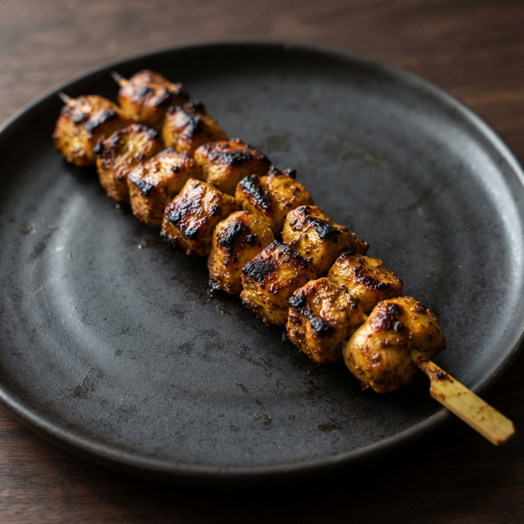 Malaysian-Style Chicken Satay Skewers