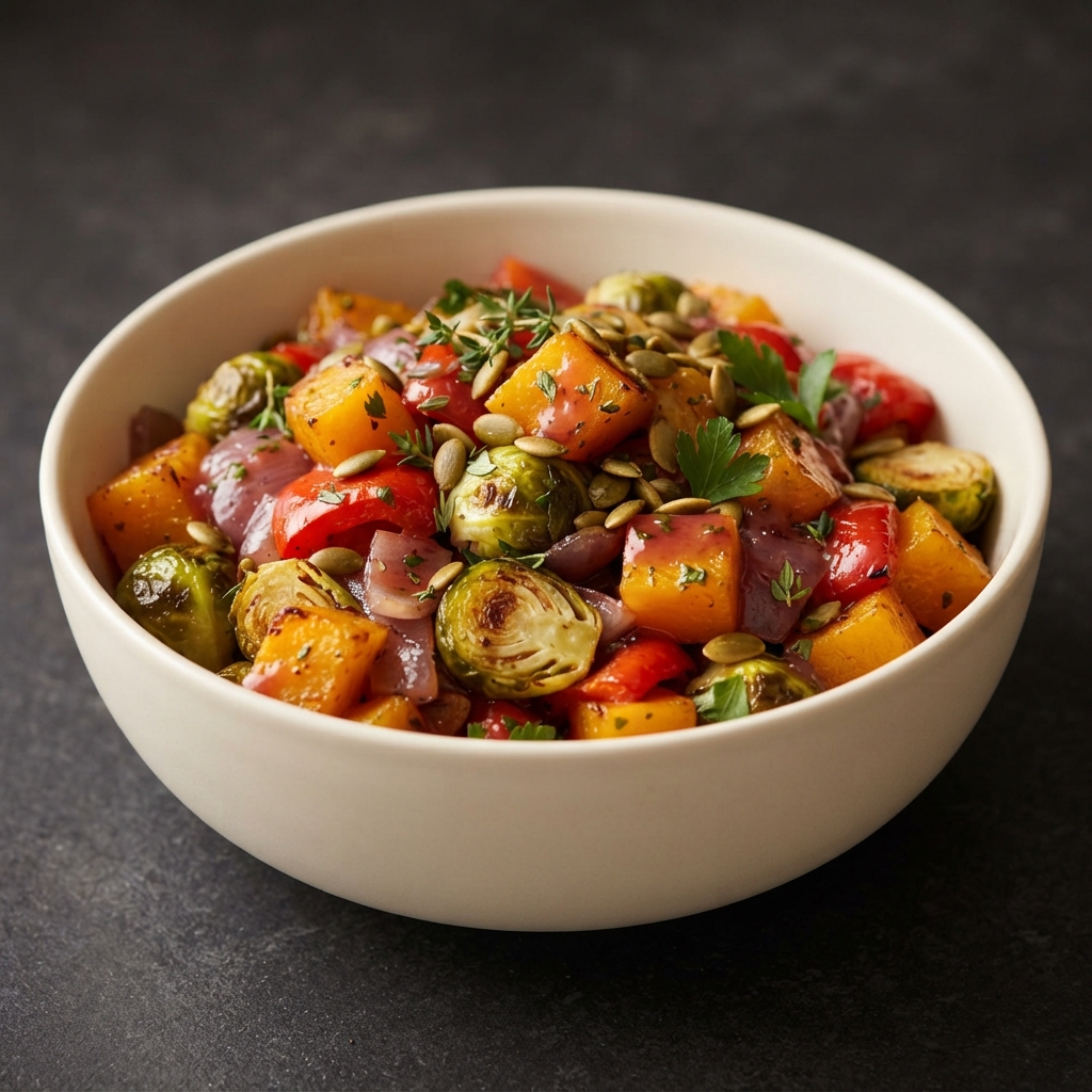 Roasted Fall Vegetable Salad