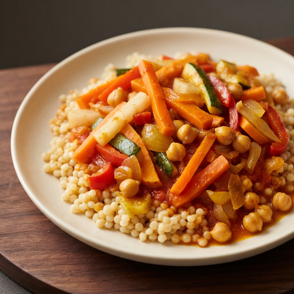 Moroccan-Style Israeli Couscous