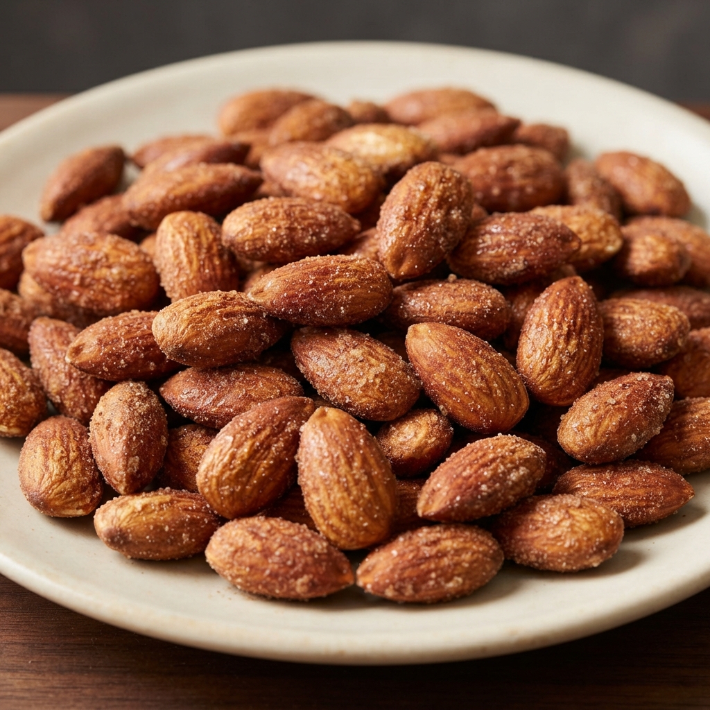 Cinnamon-Spiced Roasted Almonds
