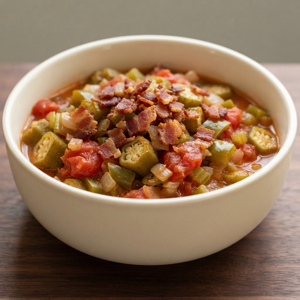 Okra and Tomatoes