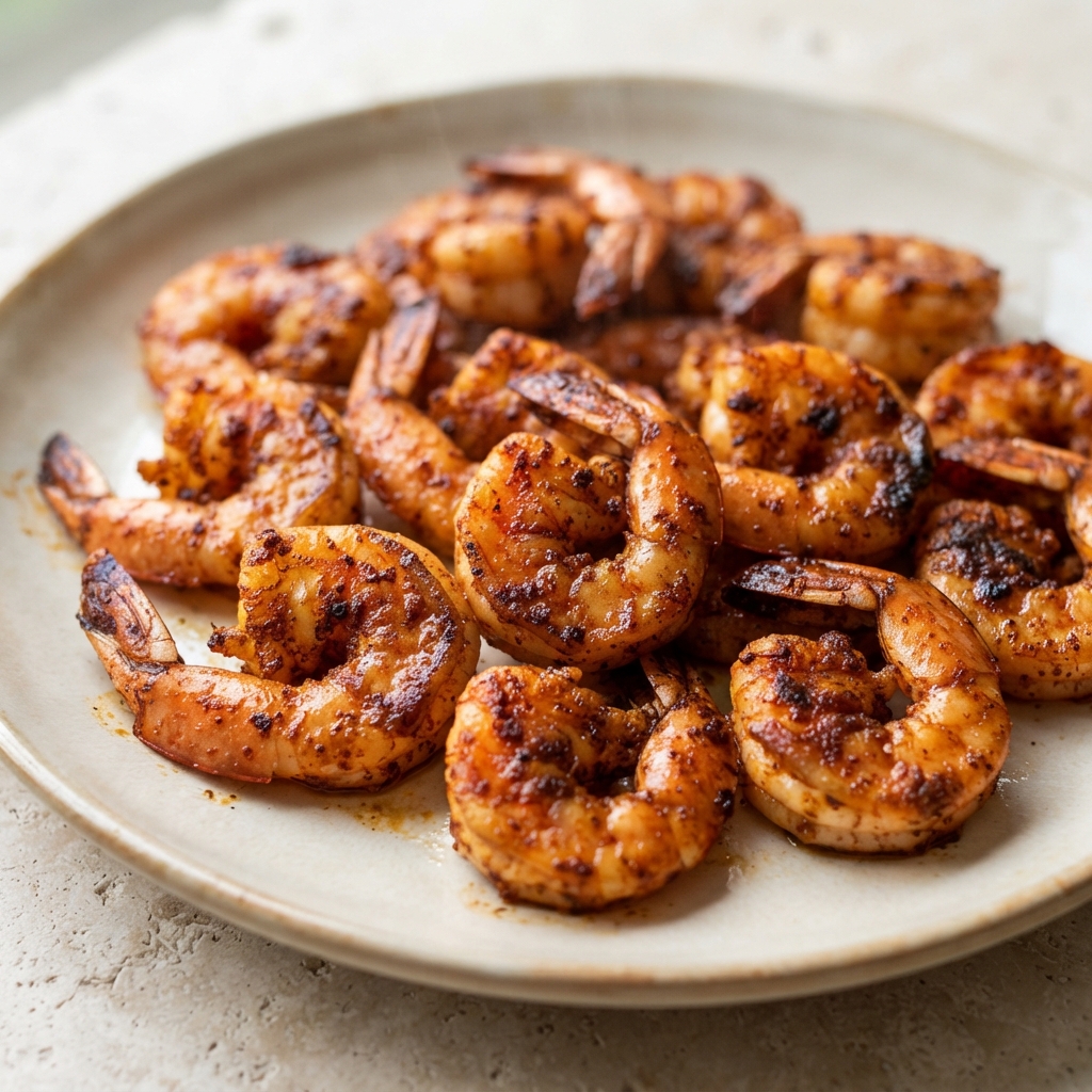 Spicy Blackened Shrimp Skillet