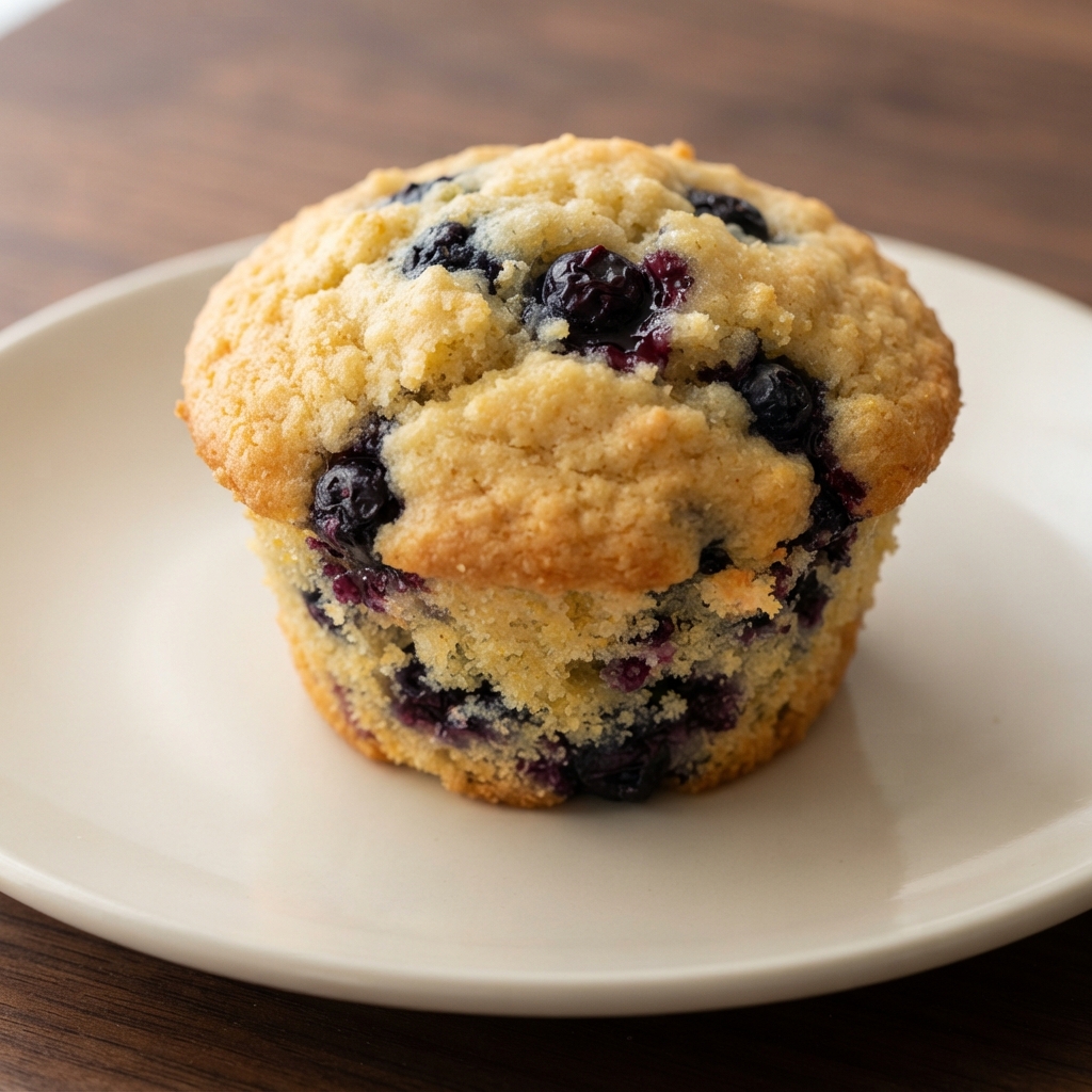 Jay’s Cornmeal Blueberry Muffins