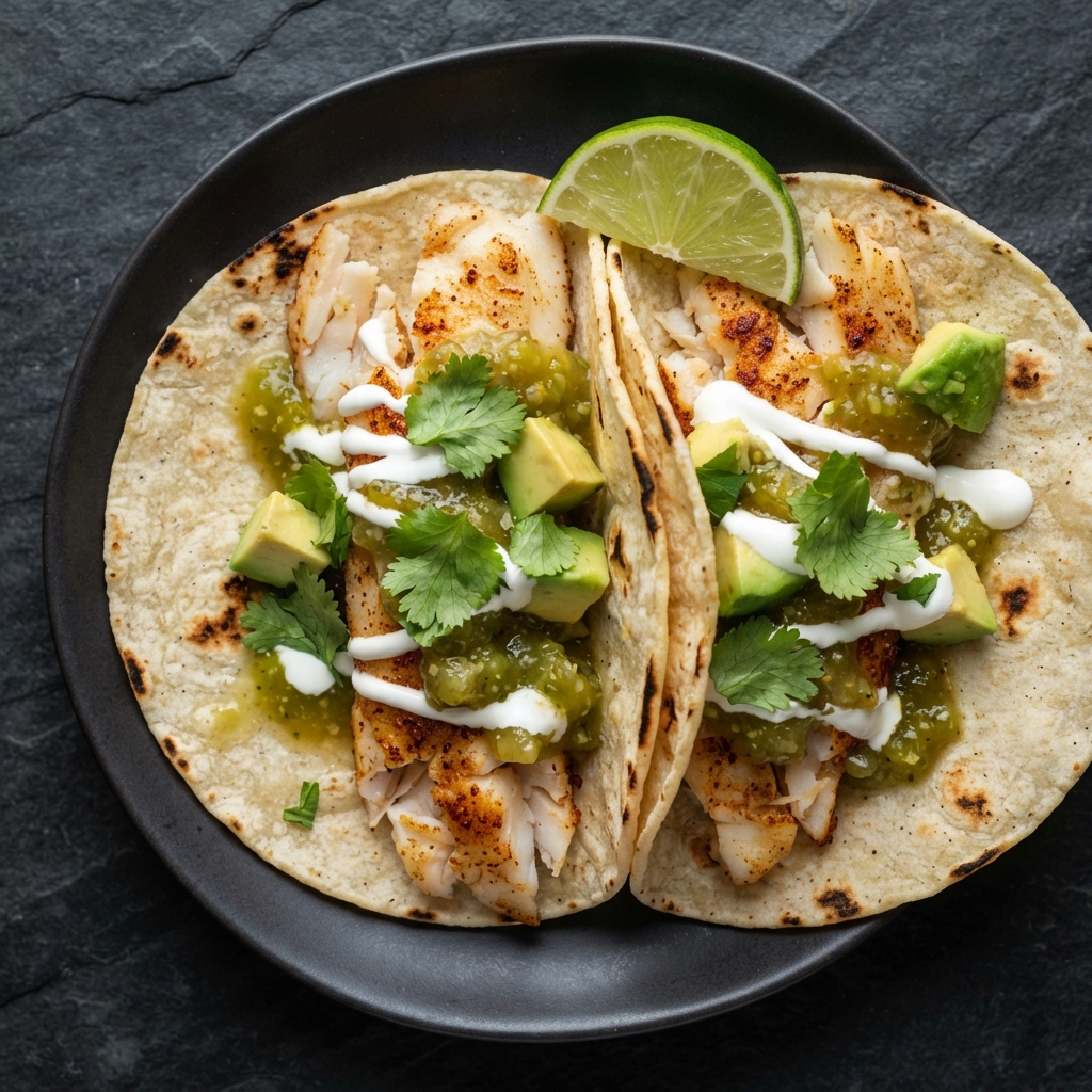 Easy Chili and Lime Fish Street Tacos