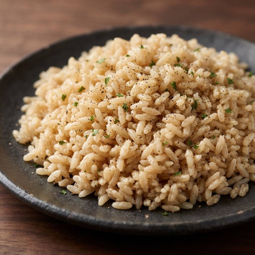 Lightly Buttery Quick Brown Rice