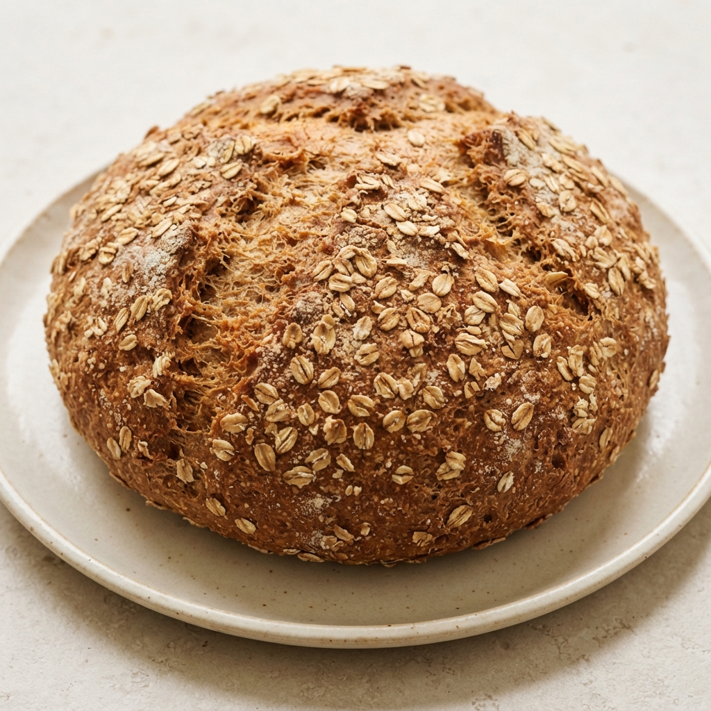 Quick Whole Wheat Oat Bread