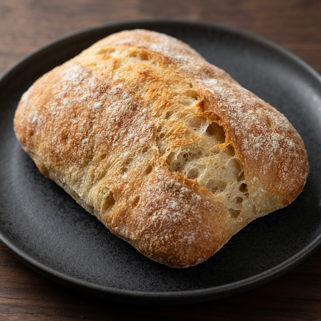 Rustic Italian Ciabatta Loaf