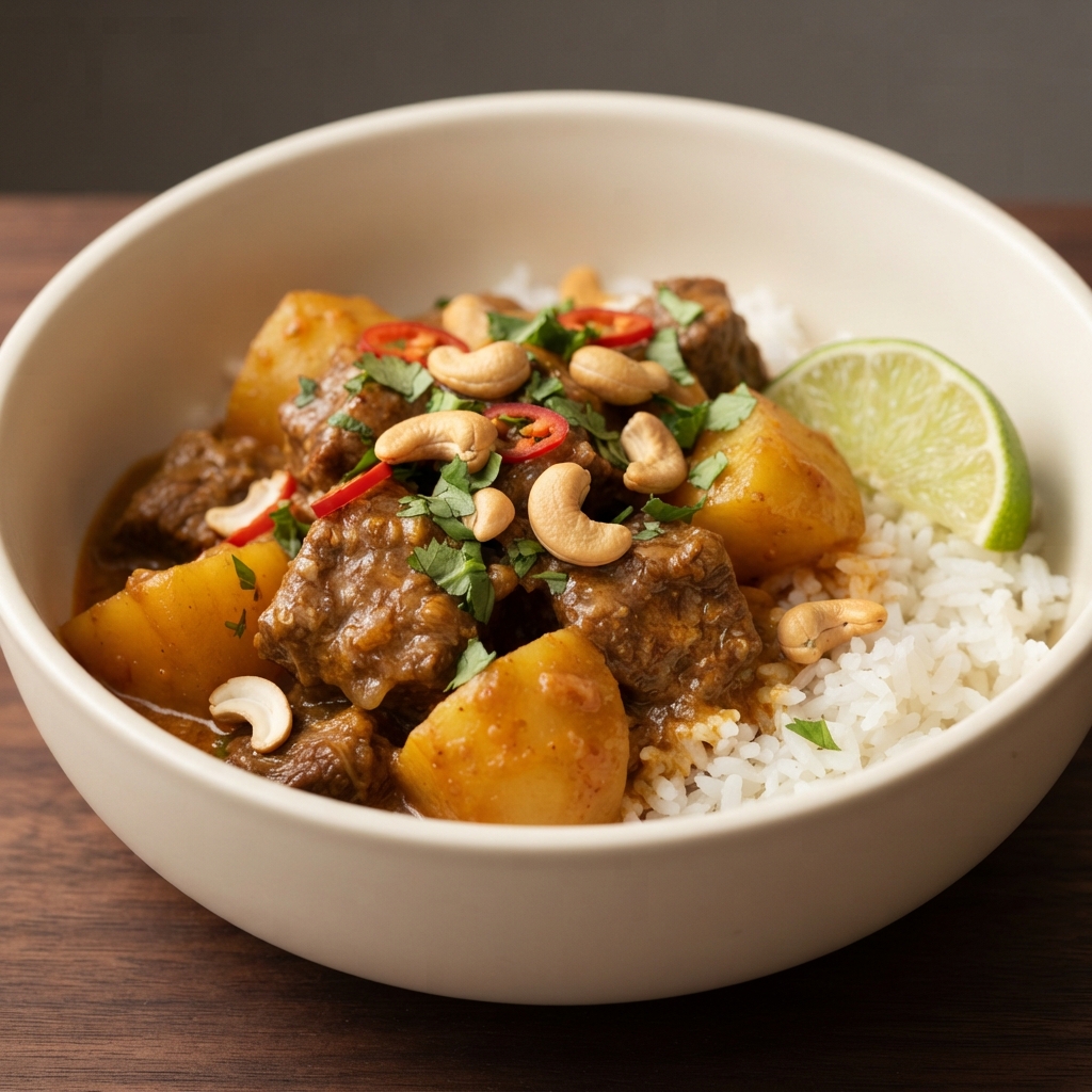 Slow Cooker Beef Massaman Curry