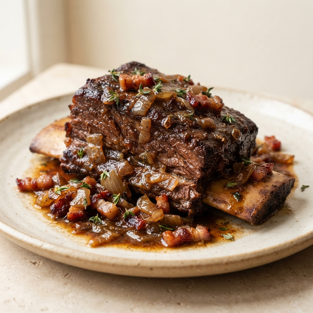 Sherry-Braised Beef Short Ribs