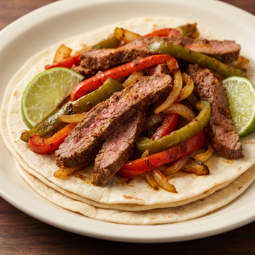 Sheet Pan Beef Fajitas