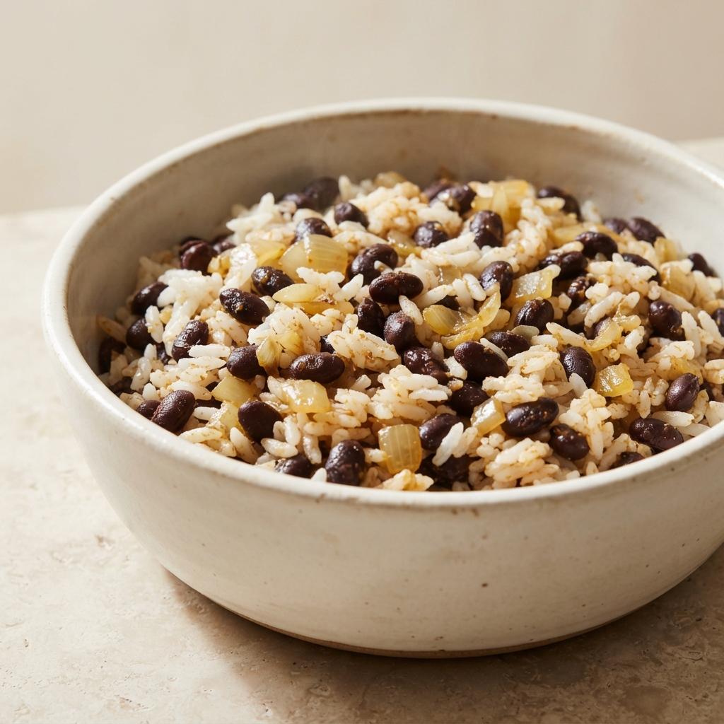 Rice with Black Beans